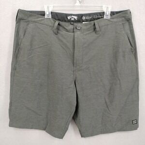 Billabong Recycler Crossfire Submersibles Mens Gray Stretch Board Shorts Size 40